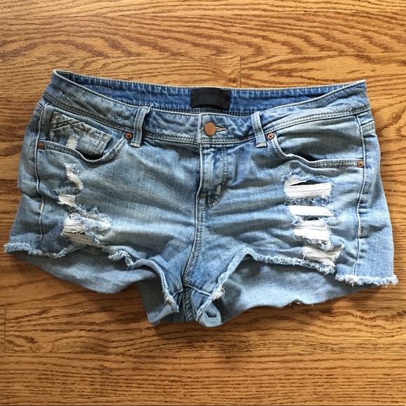 Buckle black denim shorts no. 53 size 30